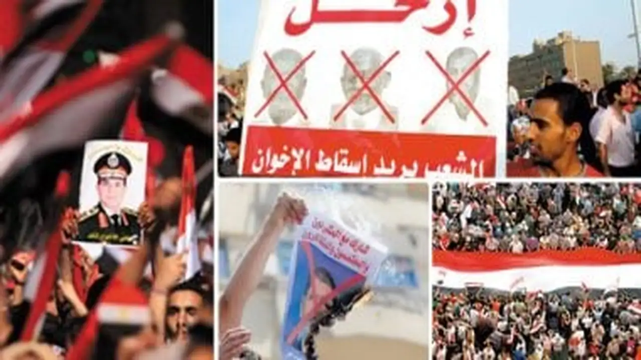 من “يسقط حكم المرشد” إلى “تحيا مصر” هتافات تملأ ميادين 30 يونيو